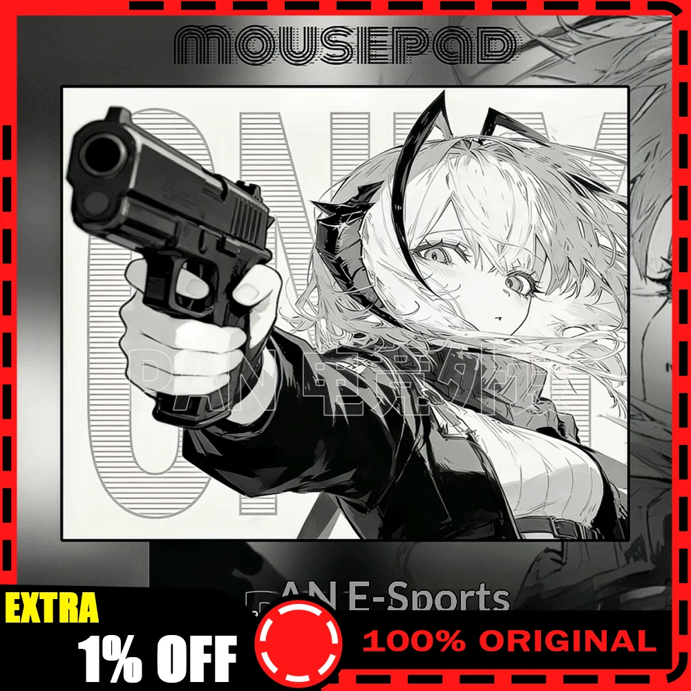 PAN Esports Erciyuan Animation Glass Gaming Mousepad  FPS Both Speed And Smoothness Mouse Pad For TTK APEX CSGO PC Accessories