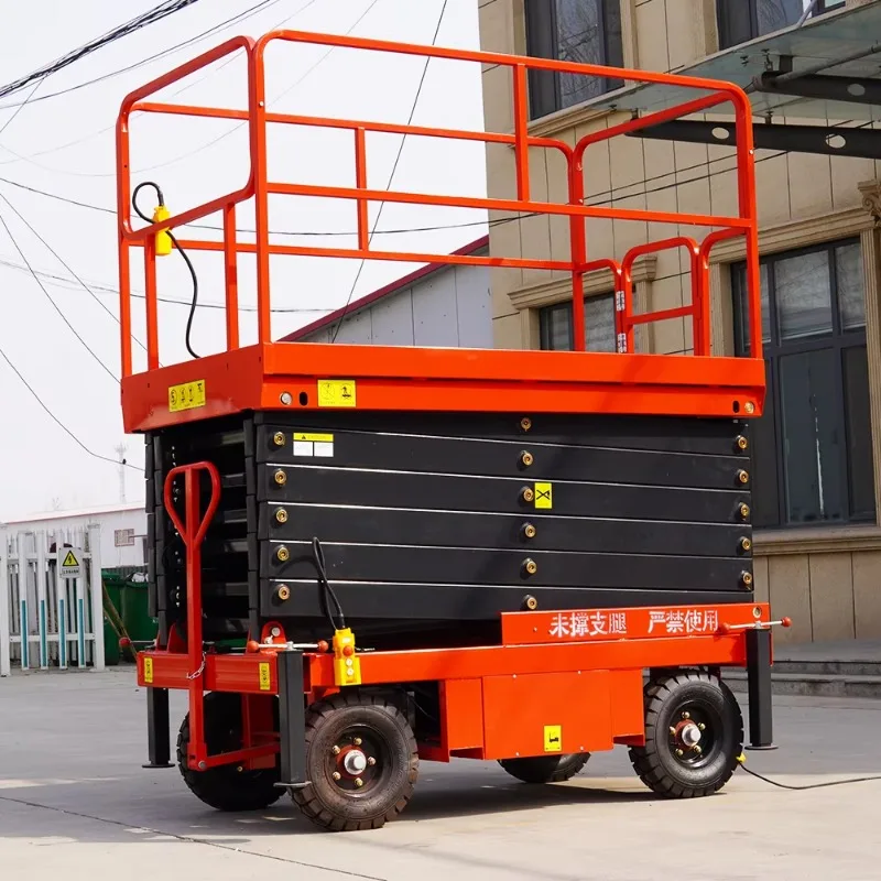 CE Certificated Widely Used Self-propelled Hydraulic Electric Scaffold Scissor Lift Platform Cargo Lifting Aerial Work Platform