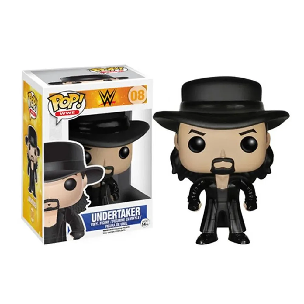 Funko Pop WWE Roman Reigns # 23 أندرتيكر # 08 # 69 جون سينا # 59 أج لي # 12 دمى من الفينيل على شكل شخصيات الحركة هدايا للأطفال #2