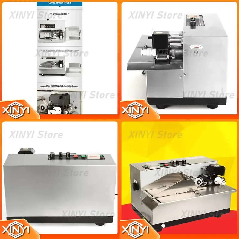 2025 New Automatic Ink Roller Marking Machine for Coding and Date Printing Semi-Automatic Solid Ink Marking Machine