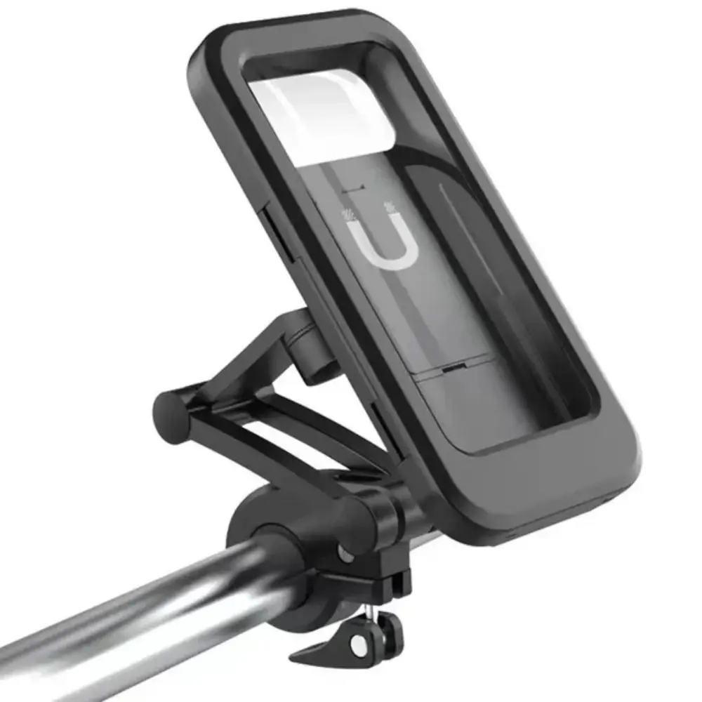 

Premium Anti-shake Motorcycle Phone Holder Waterproof Adjustable Handle Bar Holder Universal 360° Swivel Bicycle Phone Stand MTB