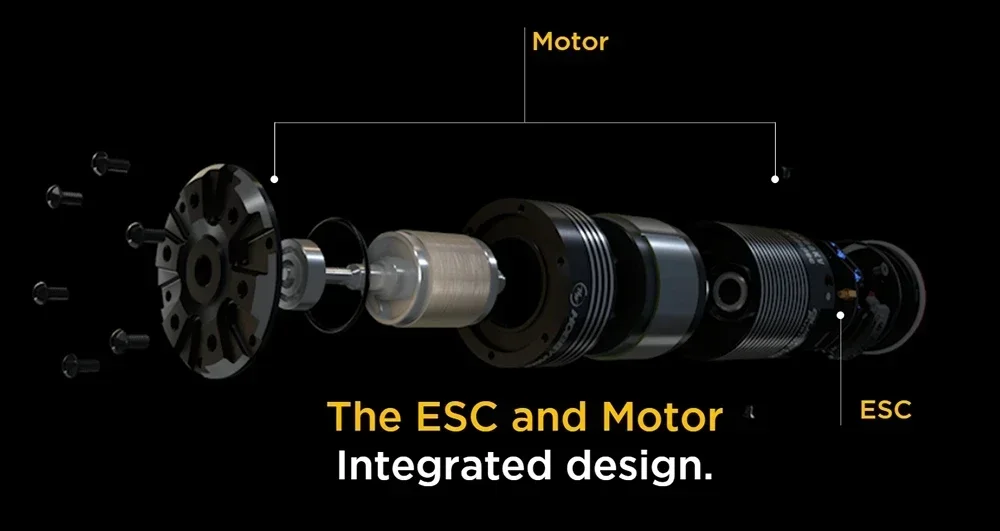 Hobbywing Rc Car Motor Fusion Pro 2 w 1 Combo bezszczotkowy silnik 2300kv fajny wodoodporny do gąsienica Rc Buggy części samochodowe