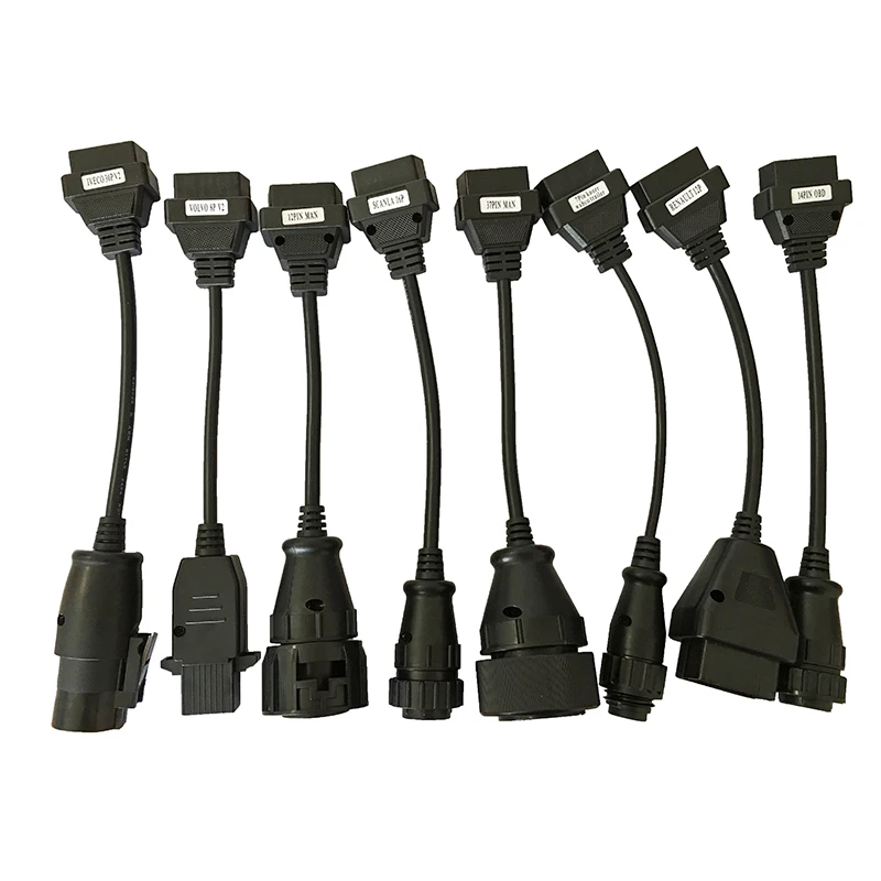 Best Truck Cabl OBD2 8-piece truck line for TCS PRO diagnostic reader Interface connection