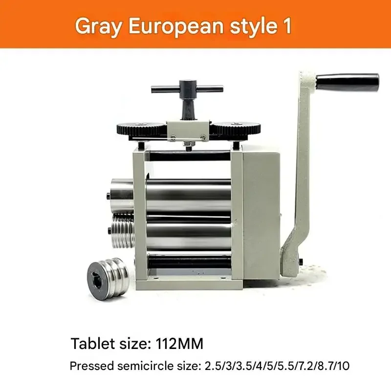 Hand Customization Jewellery Goldsmith Jewellery Laboratory Rolling Mill Machine Half Round Rolling Mill Machine