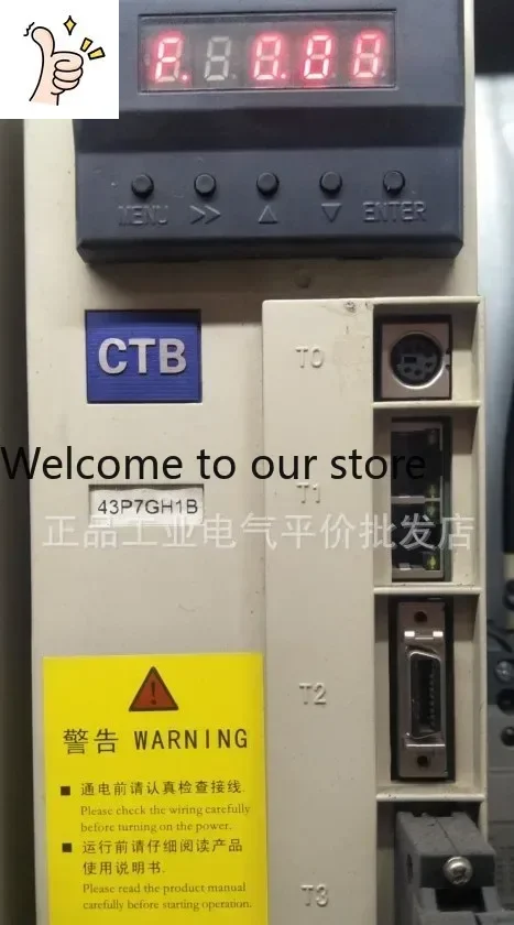 

2025.5 Authentic BKSC-43P7GH5B-PN Ultra Synchronous Spindle Motor Driver 3.7KW With Bus Card