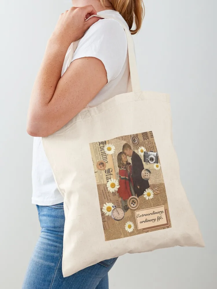 About Time Movie Tote Bag Reusable bags bags luxury women supermarket folding bag