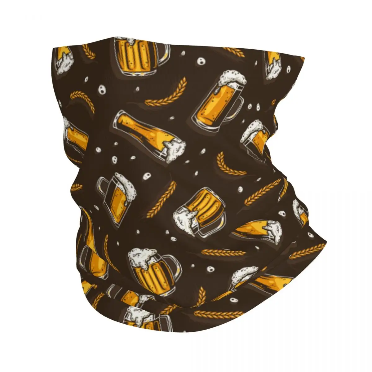 

Beer Mug Barley Thin Wrap Scarf Bandana Beer Neck Gaiter Face Cover Headband