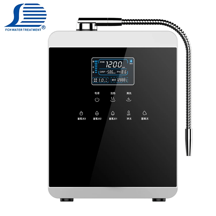 Triple protection 1500ppb portable rich hydrogen ionized water filter machine ozone generator for water treatment