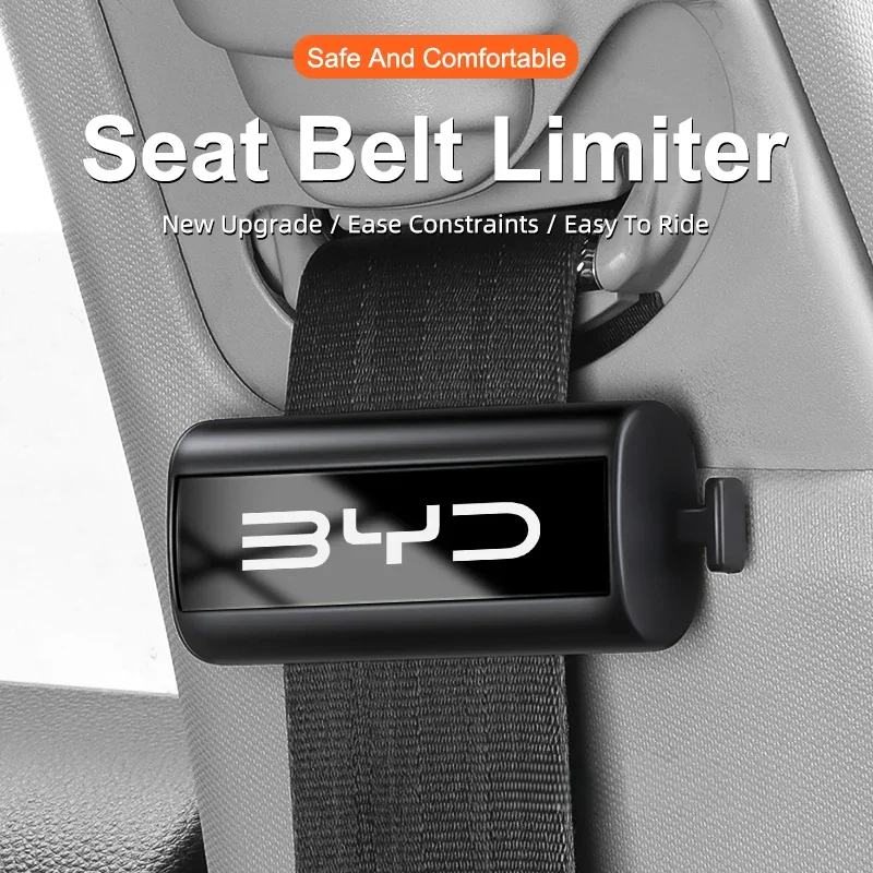 Seat Belt Stopper Buckle Fixed Limit Lock Clip Auto Interior Accessories For BYD Atto 3 Seagull Dolphin Seal U Seal Han Tang