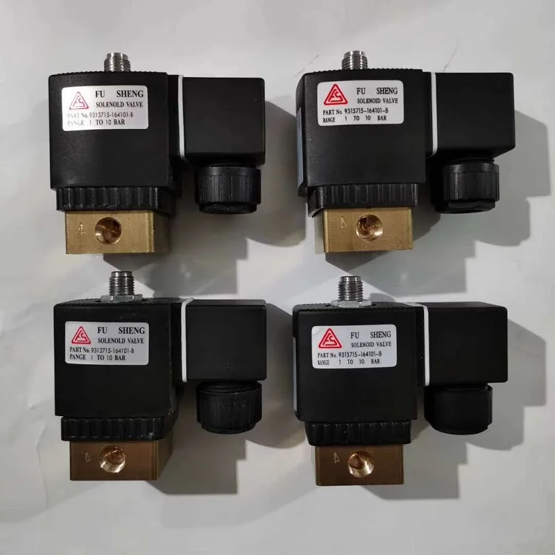 

2pcs/lot solenoid valve 9313715-164101-B=2104035133 with 220V for Fusheng air compressor