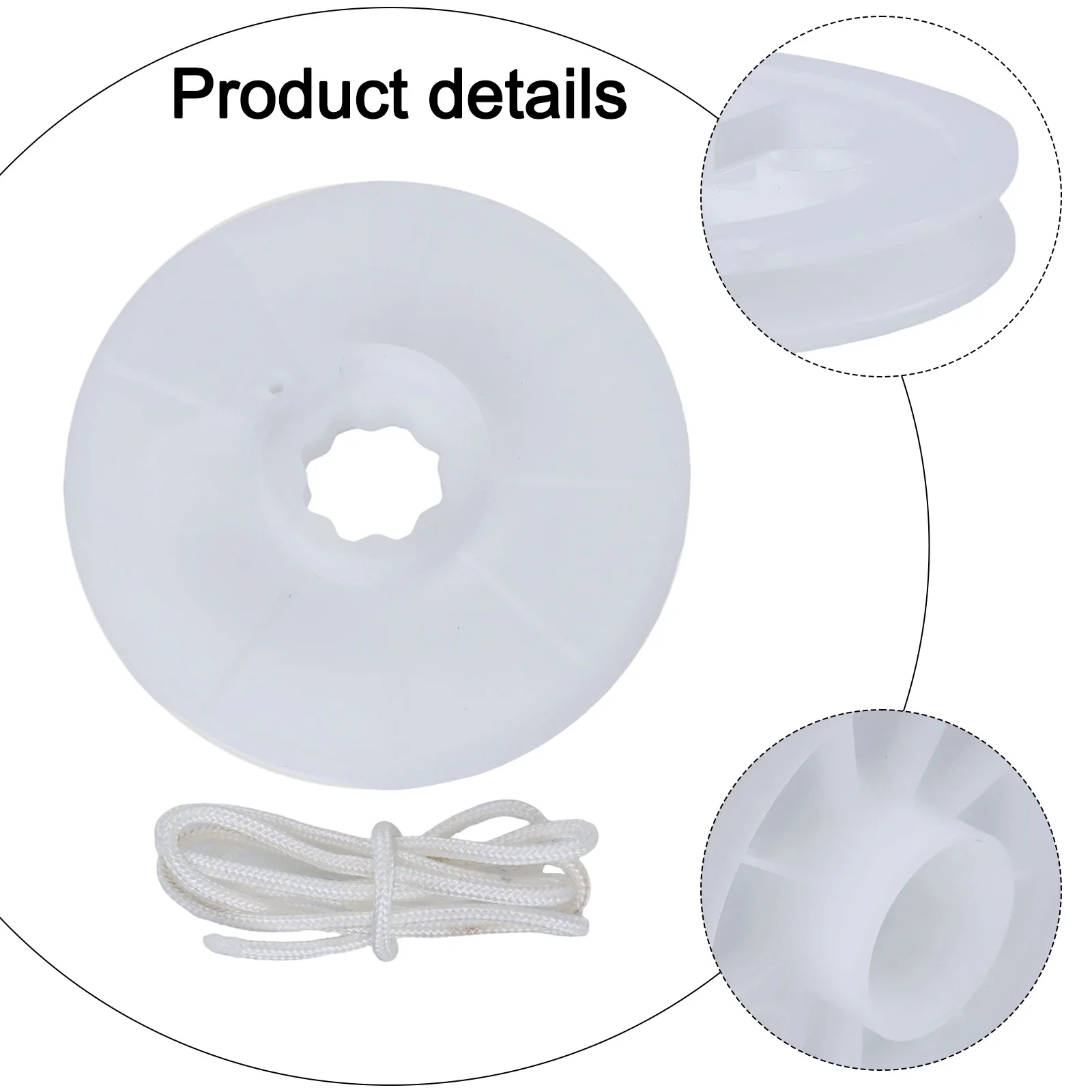 

Compatible Recoil Starter Pulley 295871 Perfectly Fits Various Small Engine Models Including AM35742 and Others