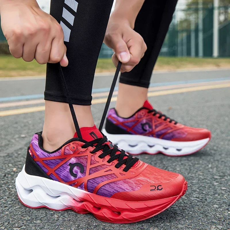 Outdoor Training Sneakers Men's Running Fashion Casual Shoes Sneakers Breathable Mesh Cloth Shoes Men's Lightweight 39-45