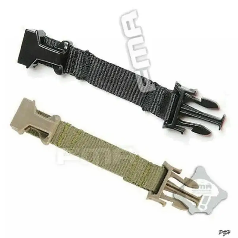 FMA Tactical Airsoft Helmet Suspension Chin Extender Buckle Strap Lengthen Belt Black/Sand TB948