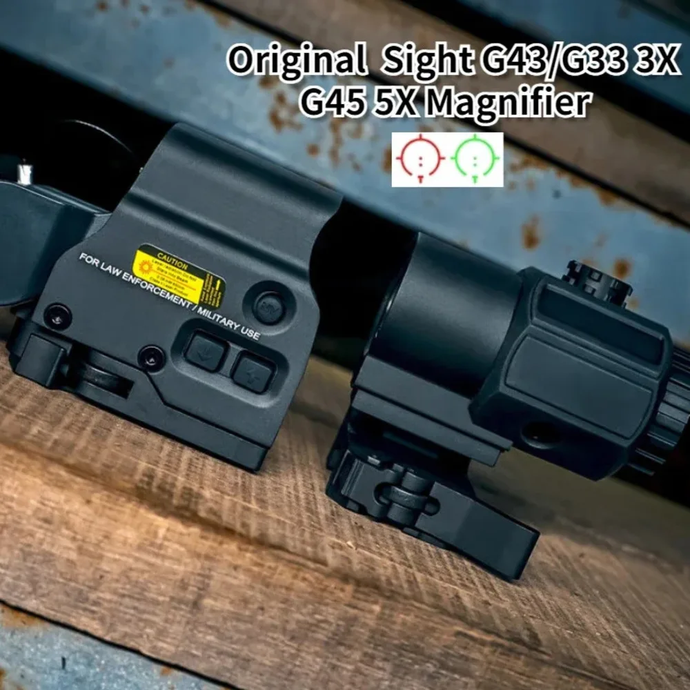 Eotech 558 المجسم ميزاء ريد دوت البصر G43/G33 3X G45 5X المكبر Airsfot معدات الصيد ث/20 مللي متر السكك الحديدية يتصاعد و QD رافعة