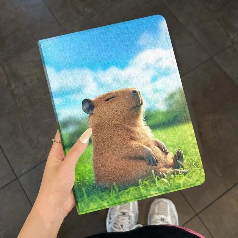 الكرتون الفن كابيبارا لسامسونج غالاكسي تاب A7 A A8 A9 A11 S6 S11 10.1 10.4 10.5 بوصة لايت زائد اللوحي #6