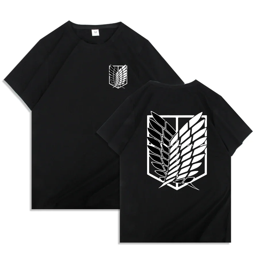 Attack on Titan Anime T-Shirt Men Casual Kawaii Graphic Tee