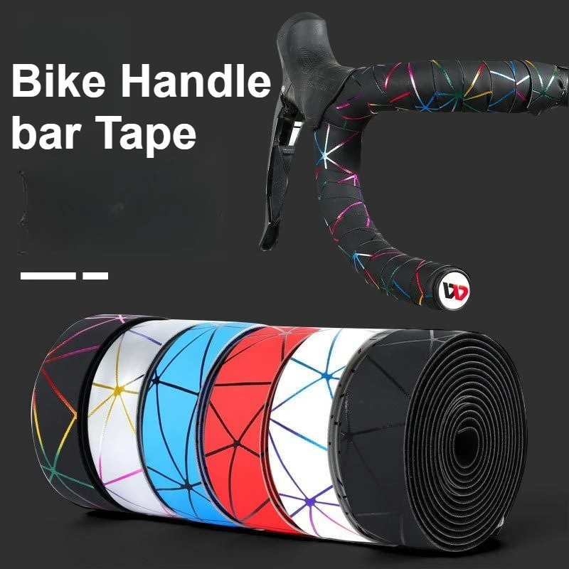 

Bike Handlebar Tape, 4 Roll Self Adhesive Bicycle Handle Bar Grip Tape Bike Wrap Bandage for Touring Cycling and Road Racing