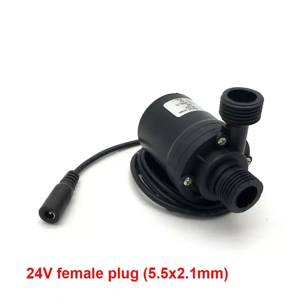 Ultra-leise DC 12V 24V Home 800L/H tragbare bürstenlose Motor Tauchwasserpumpe 5M für Kühlsystem Brunnen Heizung Mini
