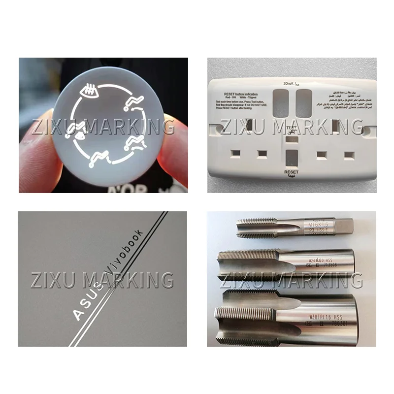 Máquina de marcação de fibra 2 em 1 portátil de bancada de marcação flexível 20W 30W 50W para código de barras de número de série código QR