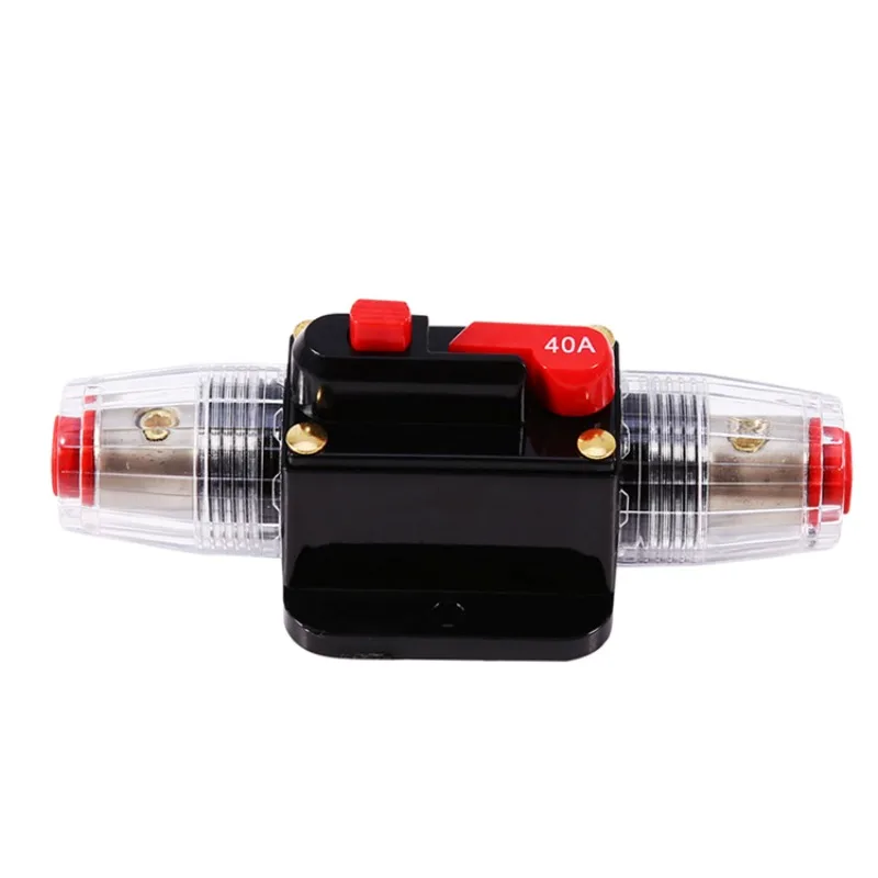 Automatic Reset Car Boat RV Circuit Breaker - Overload Protection Fuse Holder with IP67 Waterproof for Car Audio Modification