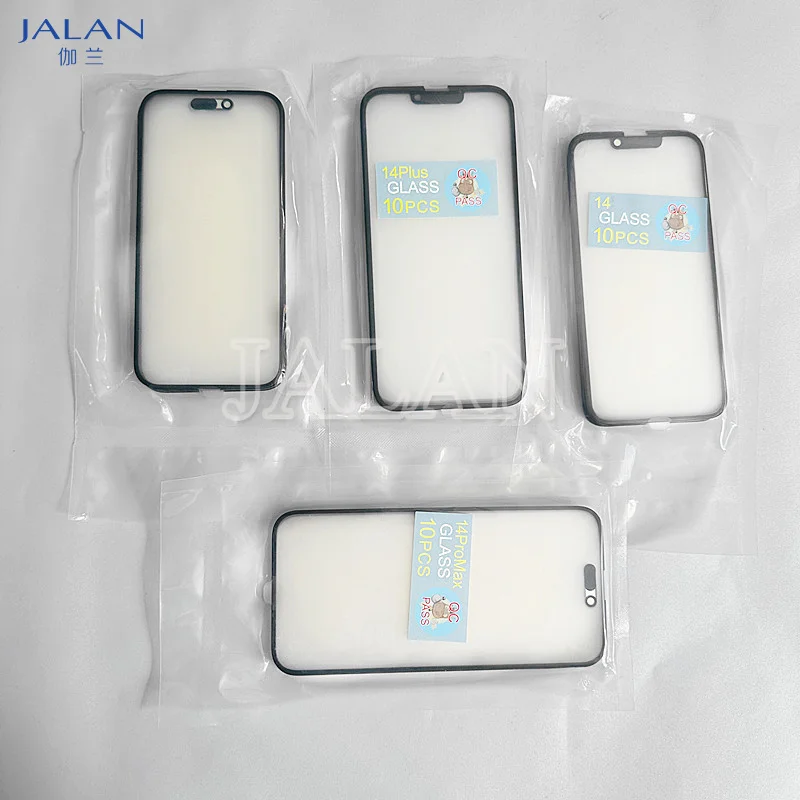 2PCS High Quality Glass With OCA Film for IPX/11/12/13/14/15/16 Plus/Pro/Pro Max Full Series LCD Display Screen Change Repair