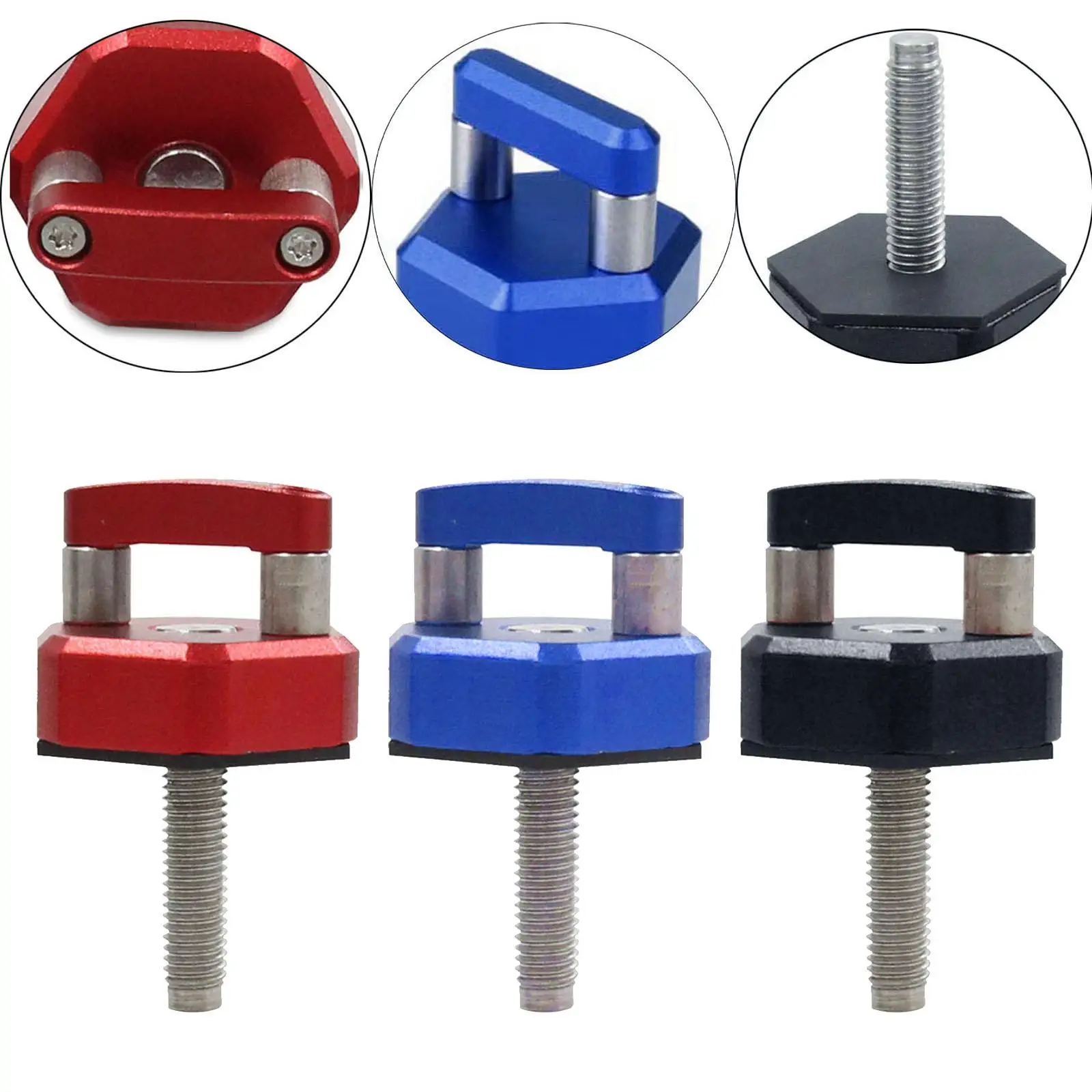 6Pcs Thumb Screw Hardtop Mounting Bolts Hard Top Fastener Screws for Wrangler JK