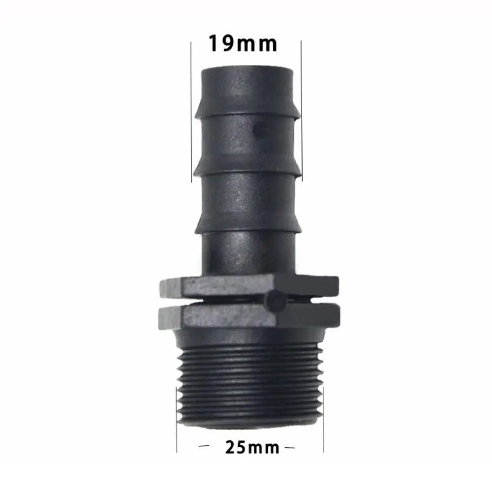 Universal Female Male Thread Garden Hose Barb Connector 16mm 20mm 25mm PE Screw Joint 1/2 3/4 To 1/2 3/4 1 Inch