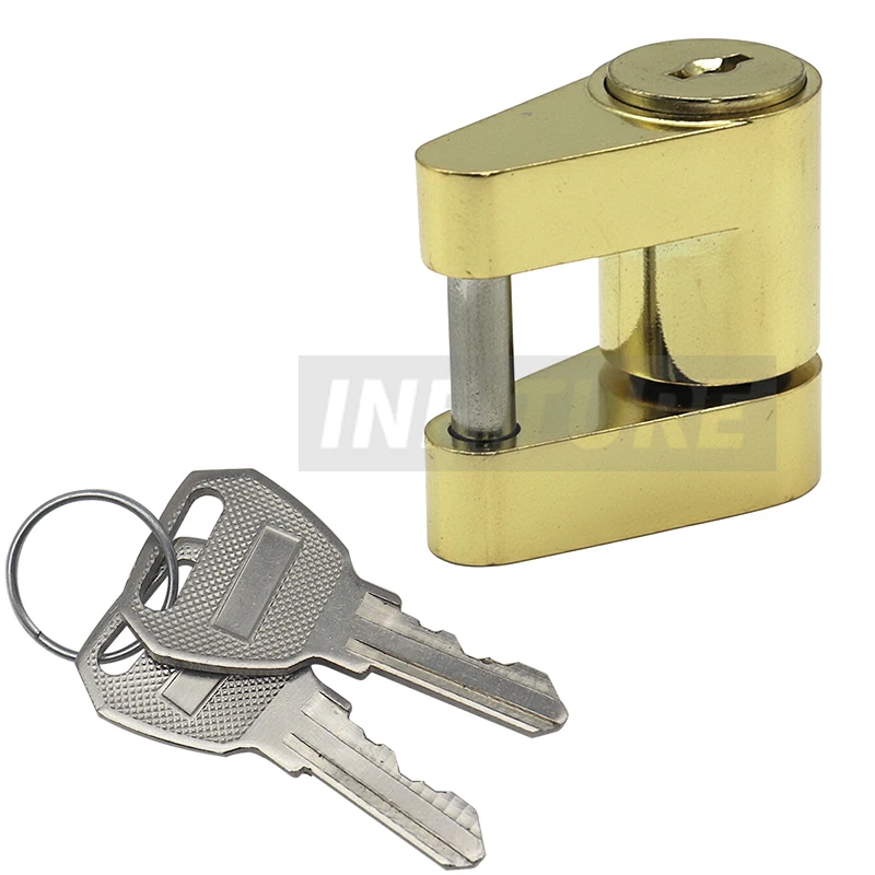 Anti-theft Trailer Hitch Lock Trailer Coupler Padlock Hook Lock Tongue Locks Hitch Security Protector Locked Faucet