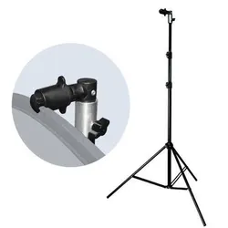 Photo Video Photography Studio Reflector Disc Holder Clip Clamp for Light Stand