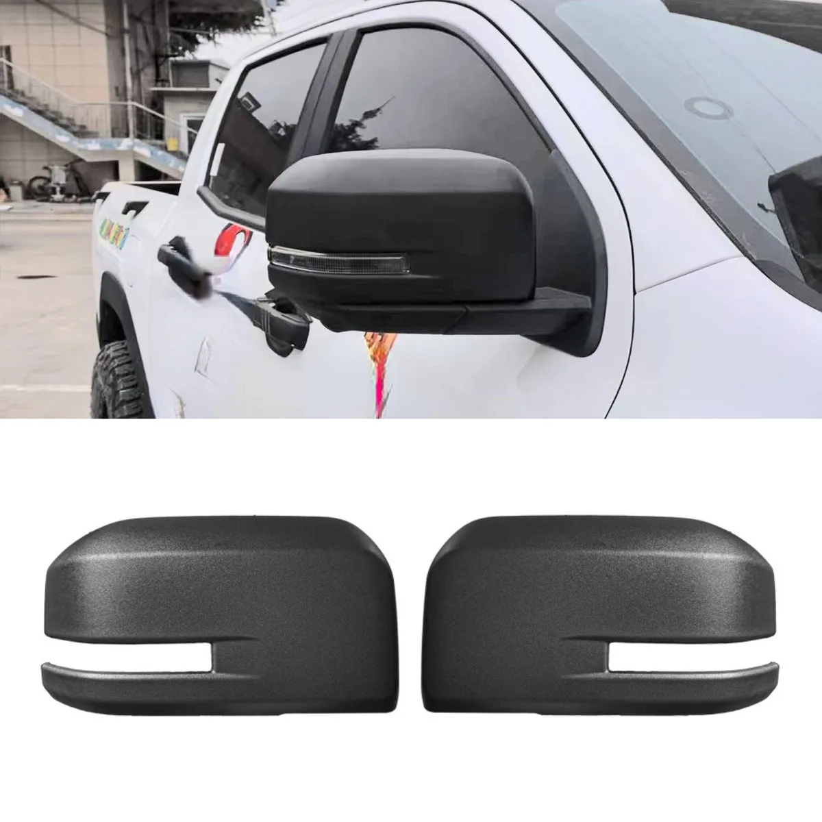 Car Rearview Protect Side Mirror Cover Body Kit For Chery RELY R08 Rearview Mirror Cover Trim Car Accessories