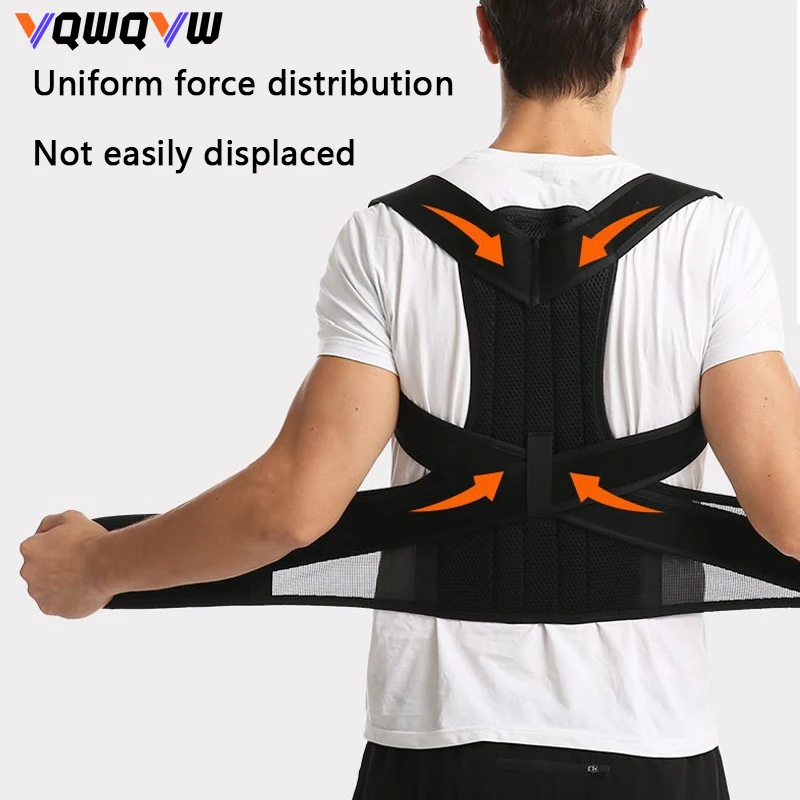 1Pcs Back Brace Anti Hunchback Correction Belt for Basketball,Tennis Back,Shoulder Opening,Posture Correction with Divine Device