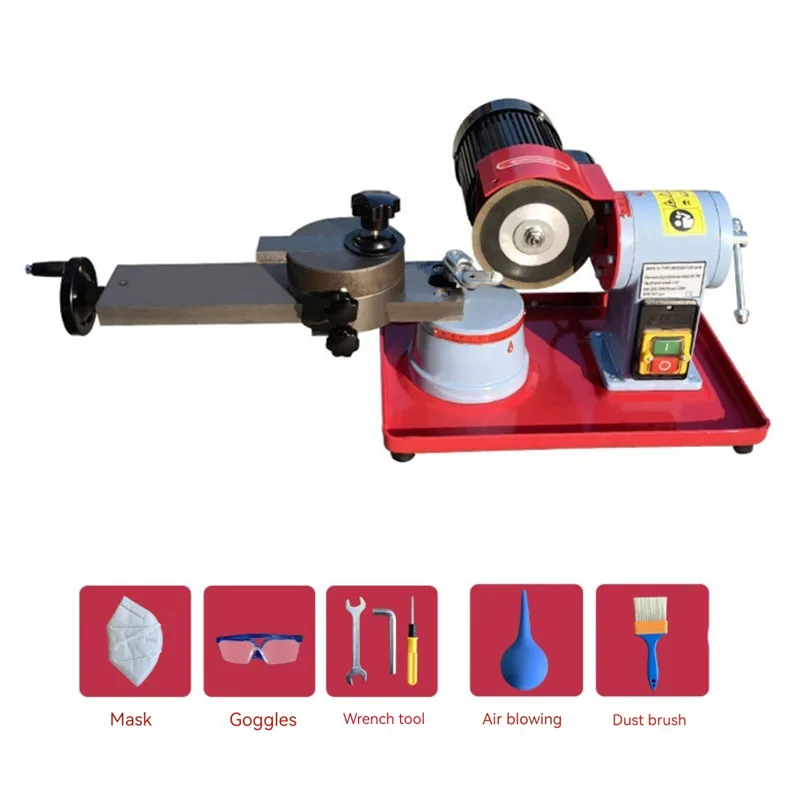 Runde Hartmetall Sägeblatt Grinder Mühle Spitzer Legierung Sägeblatt Dreh Winkel Grinder Werkzeug Holzbearbeitung Maschine 220V