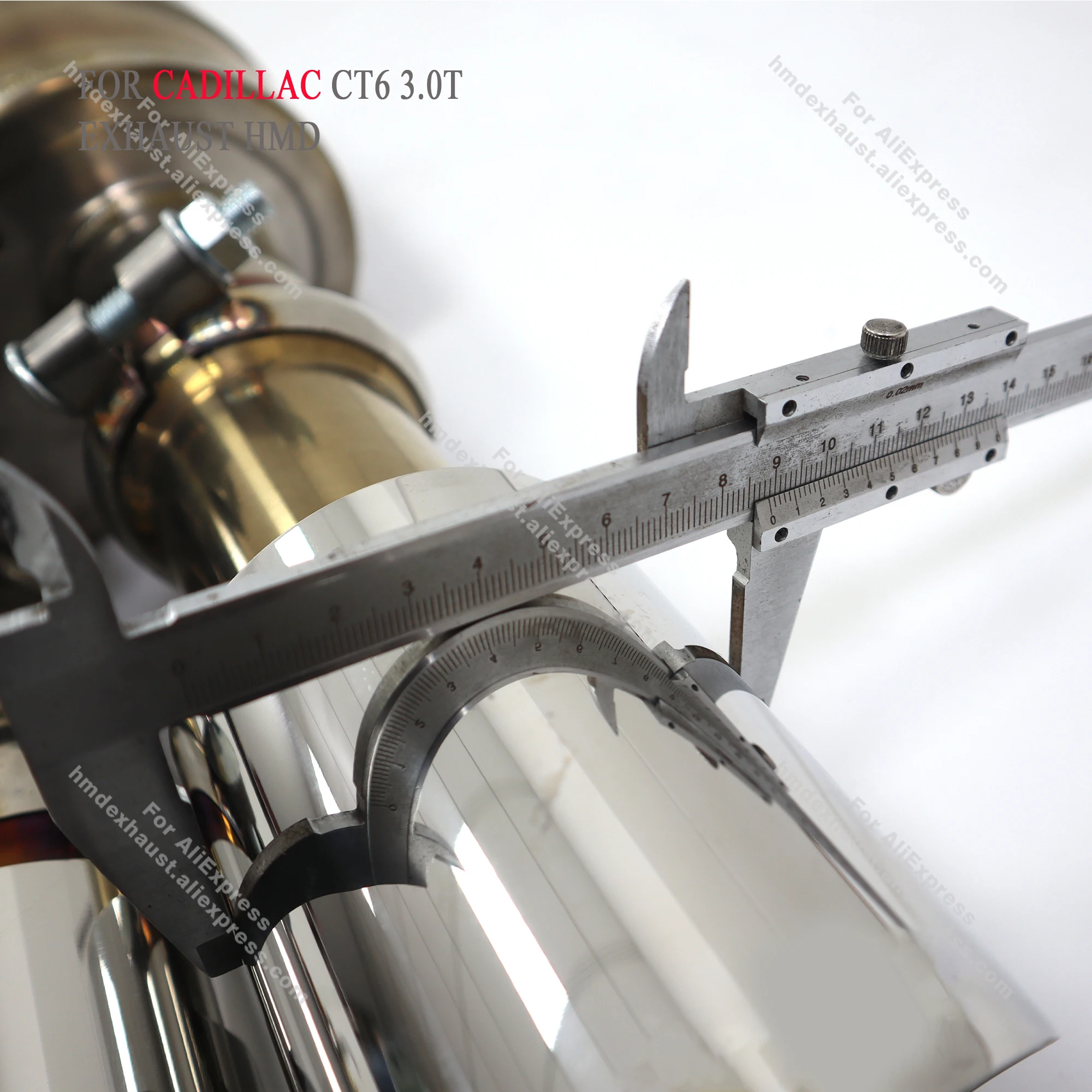 

HMD Hot sale Titanium Exhaust catback For Cadillac CT6 3.0T Auto Modification Electronic Valve Catback Pipe