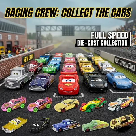 Pixar Cars Lightning McQueen Black Samurai Doc Hudson Electroplated Color Changing Gold Silver Toy Gift Racing Car