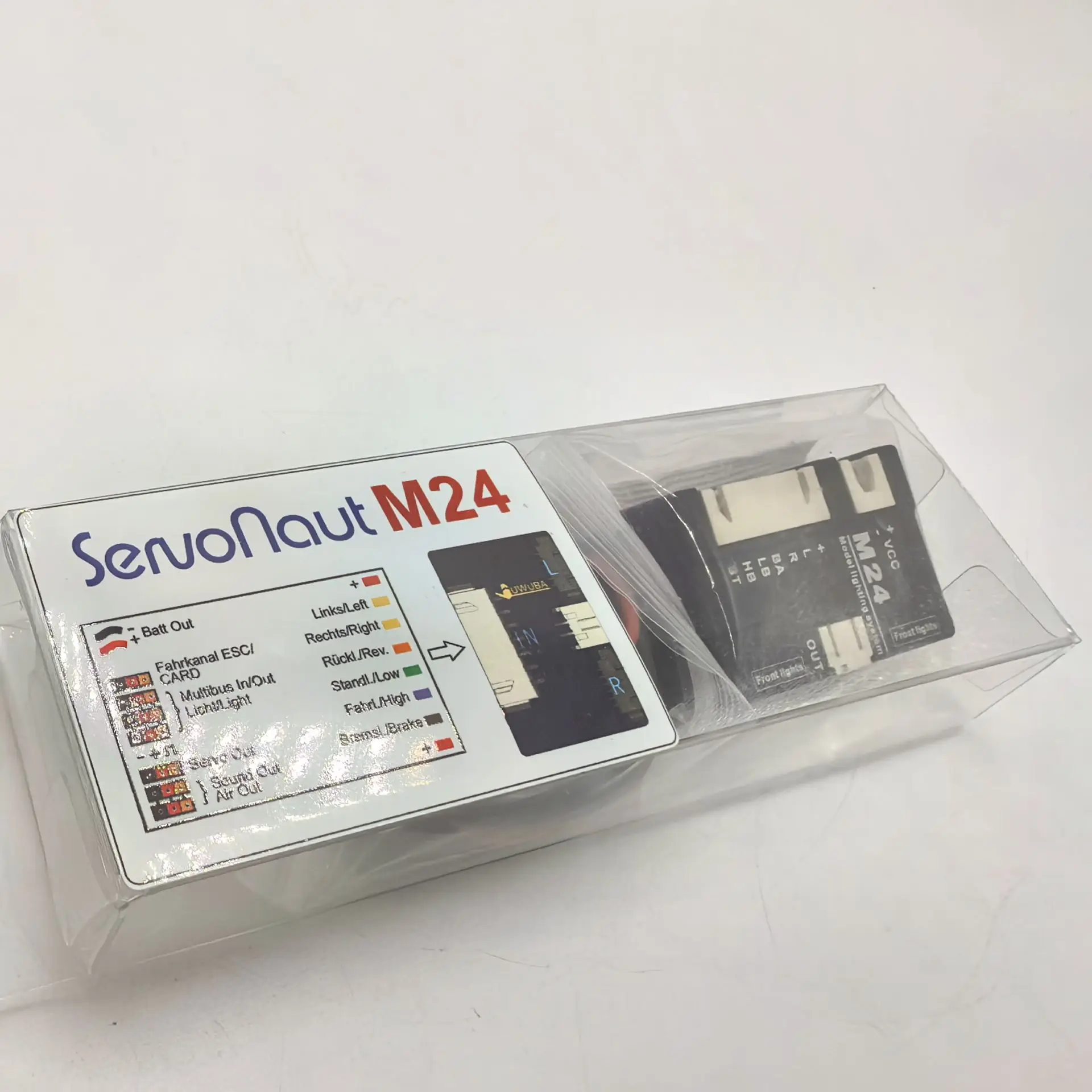 

Tamiya 1/14 German ServoNaut M24 sound and light set converted to Juwuba model light module