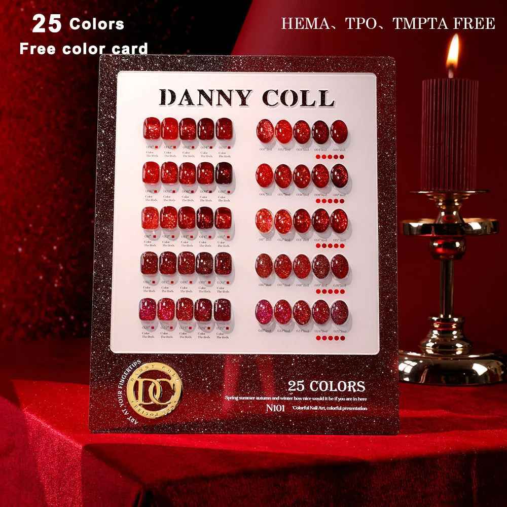 

Набор красных гель-лаков «кошачий глаз» Полуперманентный магнитный УФ-светодиодный гель-лак Кристаллический гель «кошачий глаз» с дисплеем HEMA FREE TPO FREE