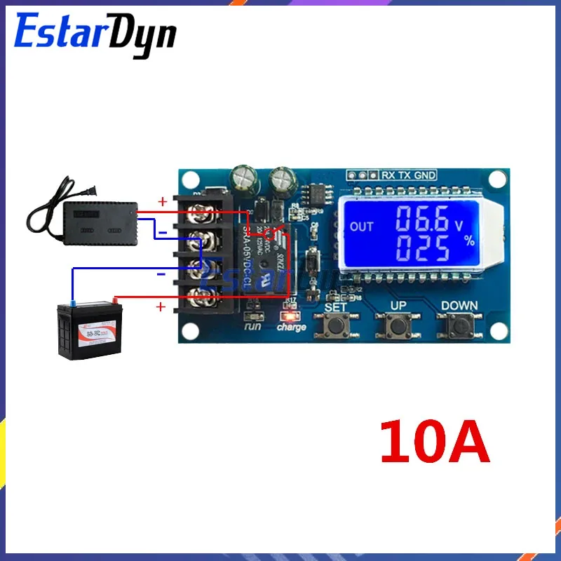 6-60v 30A 10A Lead-acid Solar Battery Charge Controller Protection Board Charger Time Switch 12v 24v 36v 48v Battery Capacity image 4