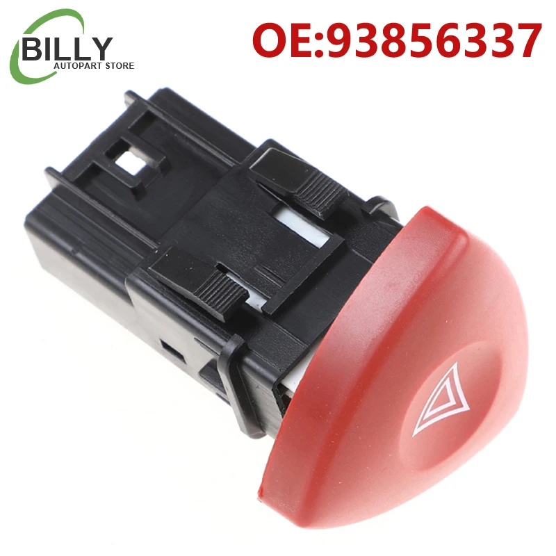 Car 93856337 8200442724 Warning Hazard Emergency Light Switch Button for OPEL Renault Trafic Espace Laguna /Vauxhall/Clio 2