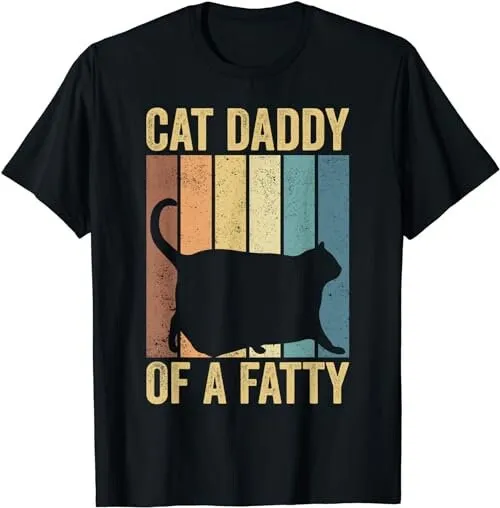 Chonk Meme Cat Daddy Of A Fatty Retro Vintage T Shirt SweaT 35575