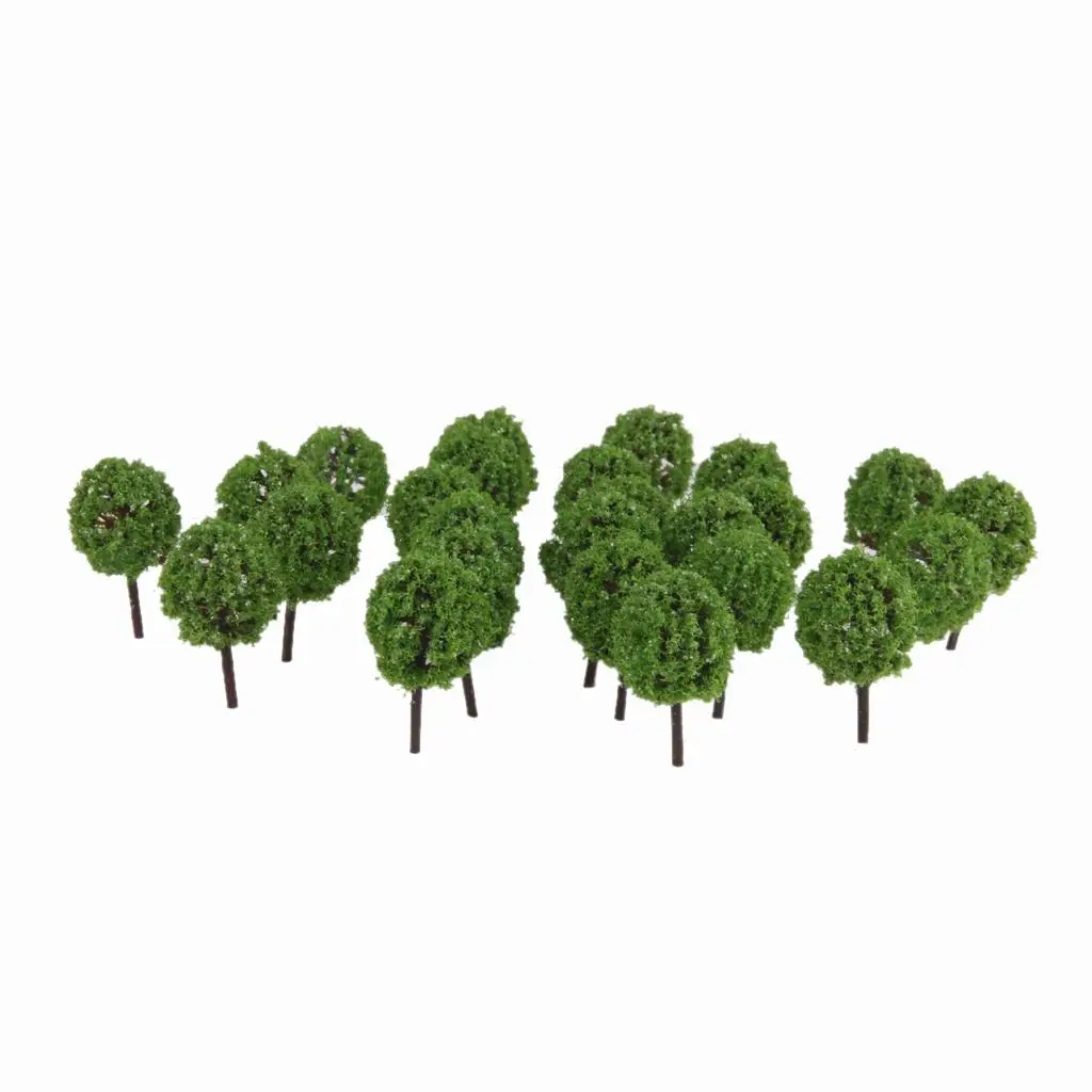 30 stks Bal Bomen Model Trein Spoorweg Park Architectuur Diorama Landschap HO OO