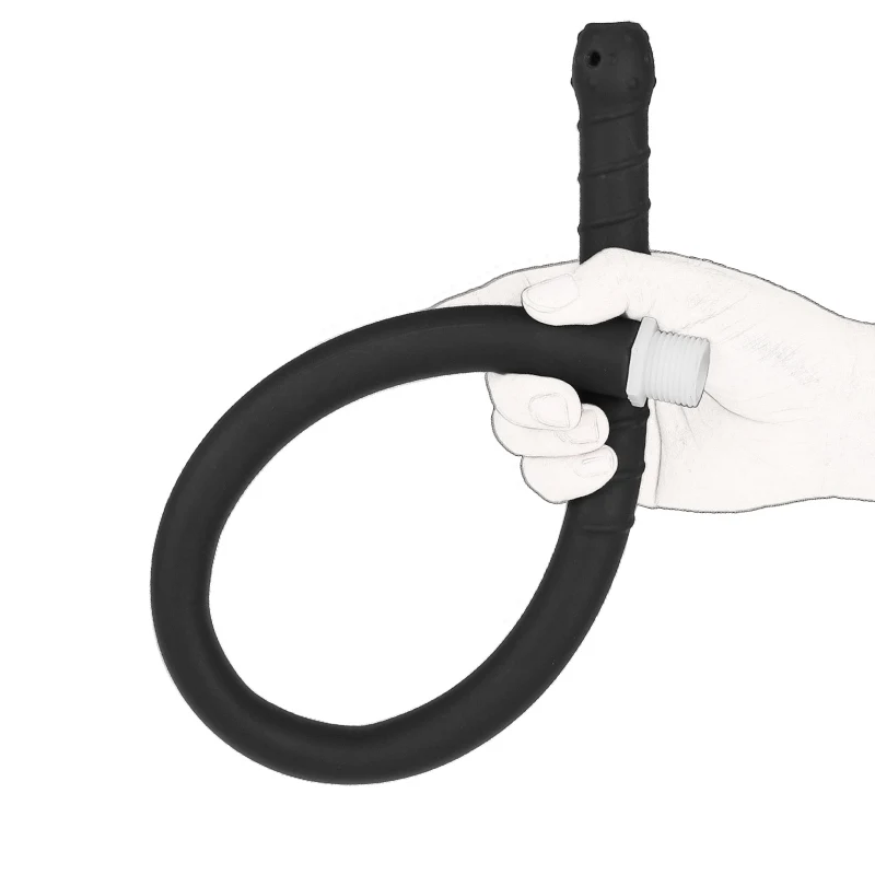 سدادة مؤخرة دش شرجي من السيليكون للبالغين ، ألعاب جنسية للنساء والرجال ، حقنة شرجية طبية ، أنبوب دوش ، القناة المعوية ، غسالة مهبلية وشرجية نظيفة