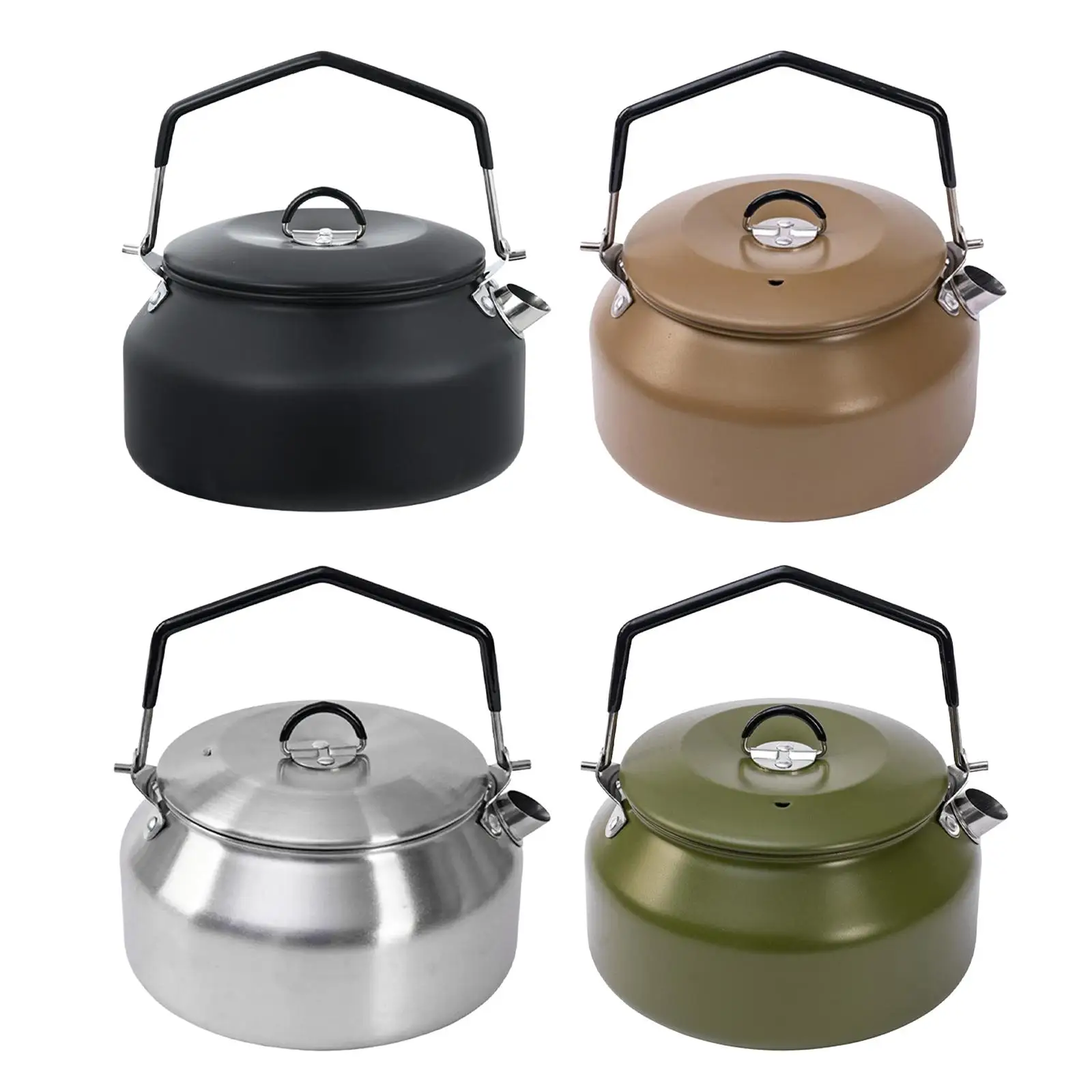 Camping Kettle Tableware Lightweight Picnic Cooker Camping Pot Camping Tea Kettle for Climbing Traveling Camping Outdoor Fishing