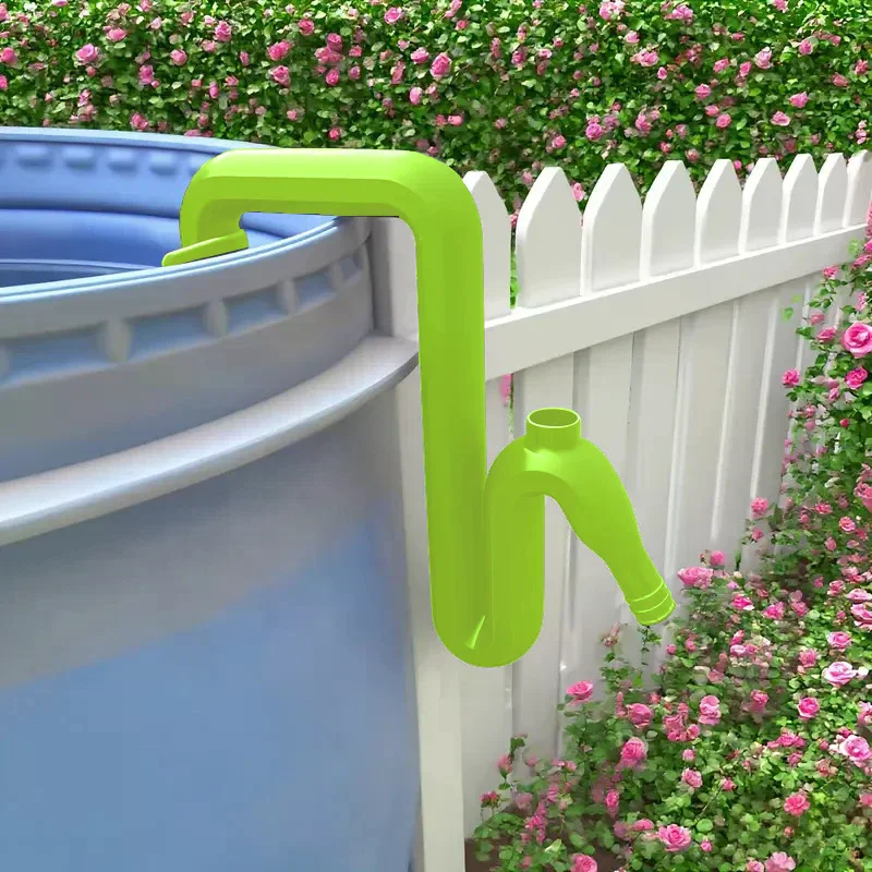 Pipe SeLf PriminG Siphon Hose No-DriLL OverfLow EffortLess Auto Drain FiLL Rainwater Transfer OverfLow Pipe SoLution