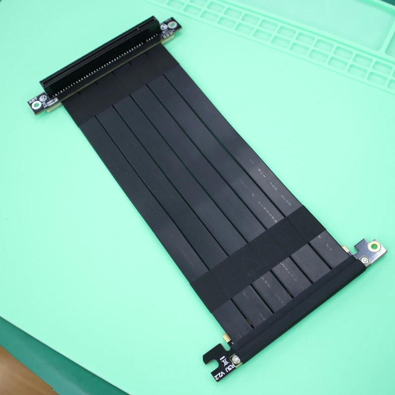 

90-градусный угловой кабель-адаптер PCIe X16 к X16 для расширения видеокарты ITX, материнская плата, корпус мини-ПК