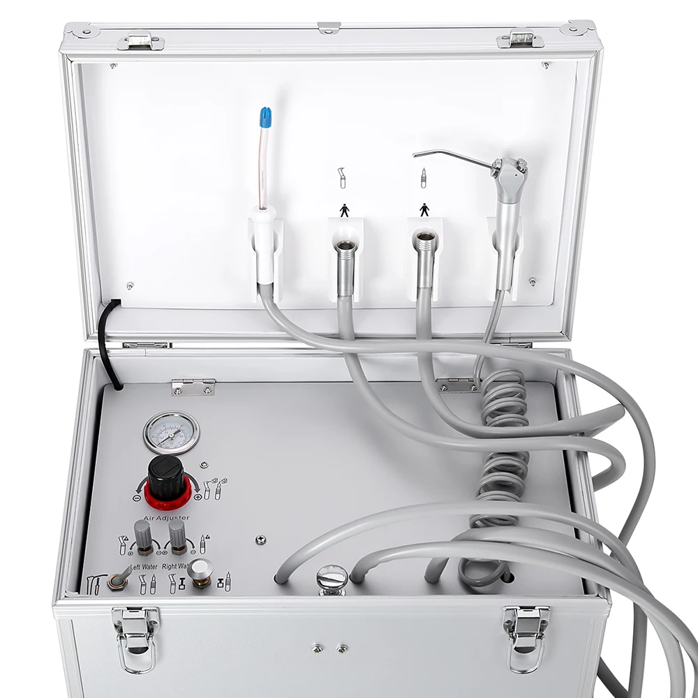 Azdent Dental Portable Dental Unit with Air Compressor