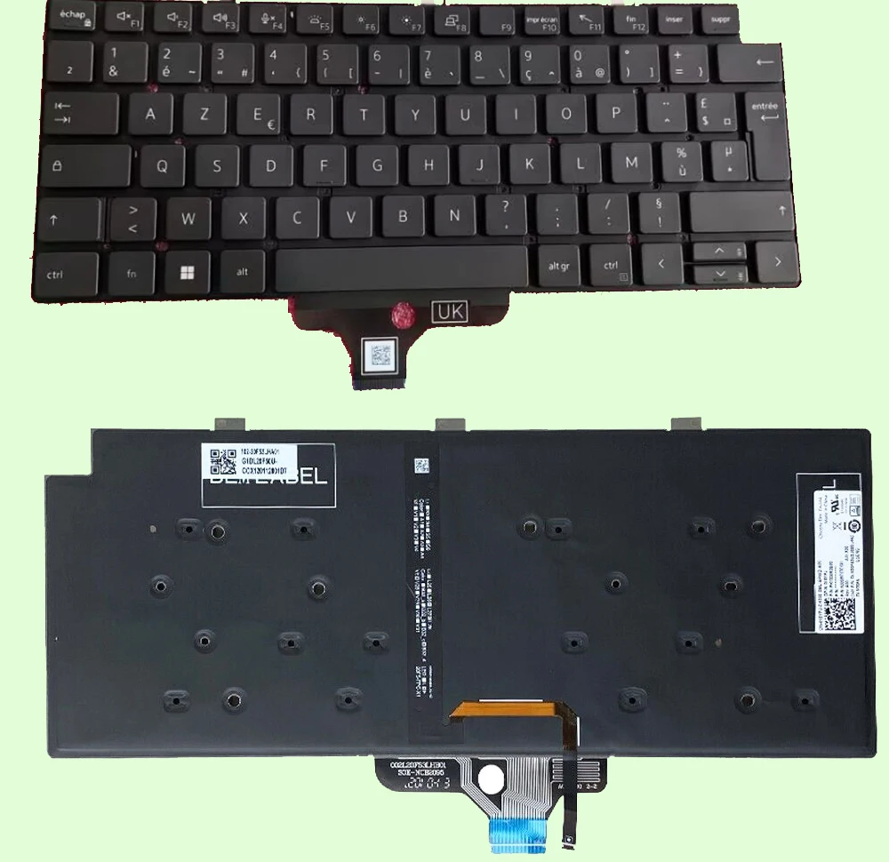 teclado retroiluminado para dell latitude 5320 7320 layout frances layout frances 01