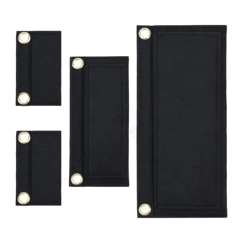 R7UF Purse Crossbody Conversion Liner 4Pcs Felt Purse Insert for Pochette Wallet Wallet Liner with Eyelet