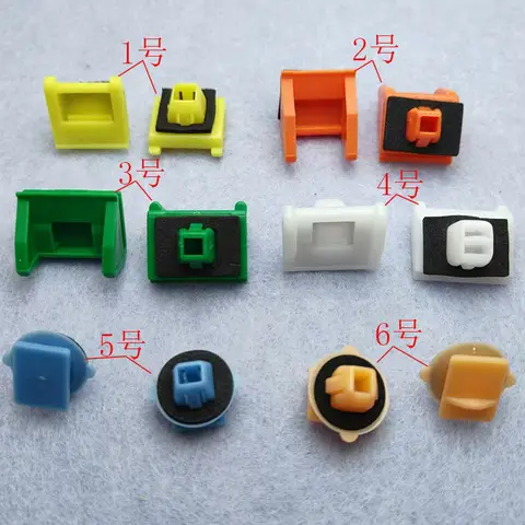 10PCS FOR Toyota prado Alphard Vellfire Car Door Side Skirt Side Beam Guard Trim Strip Buckle Clip