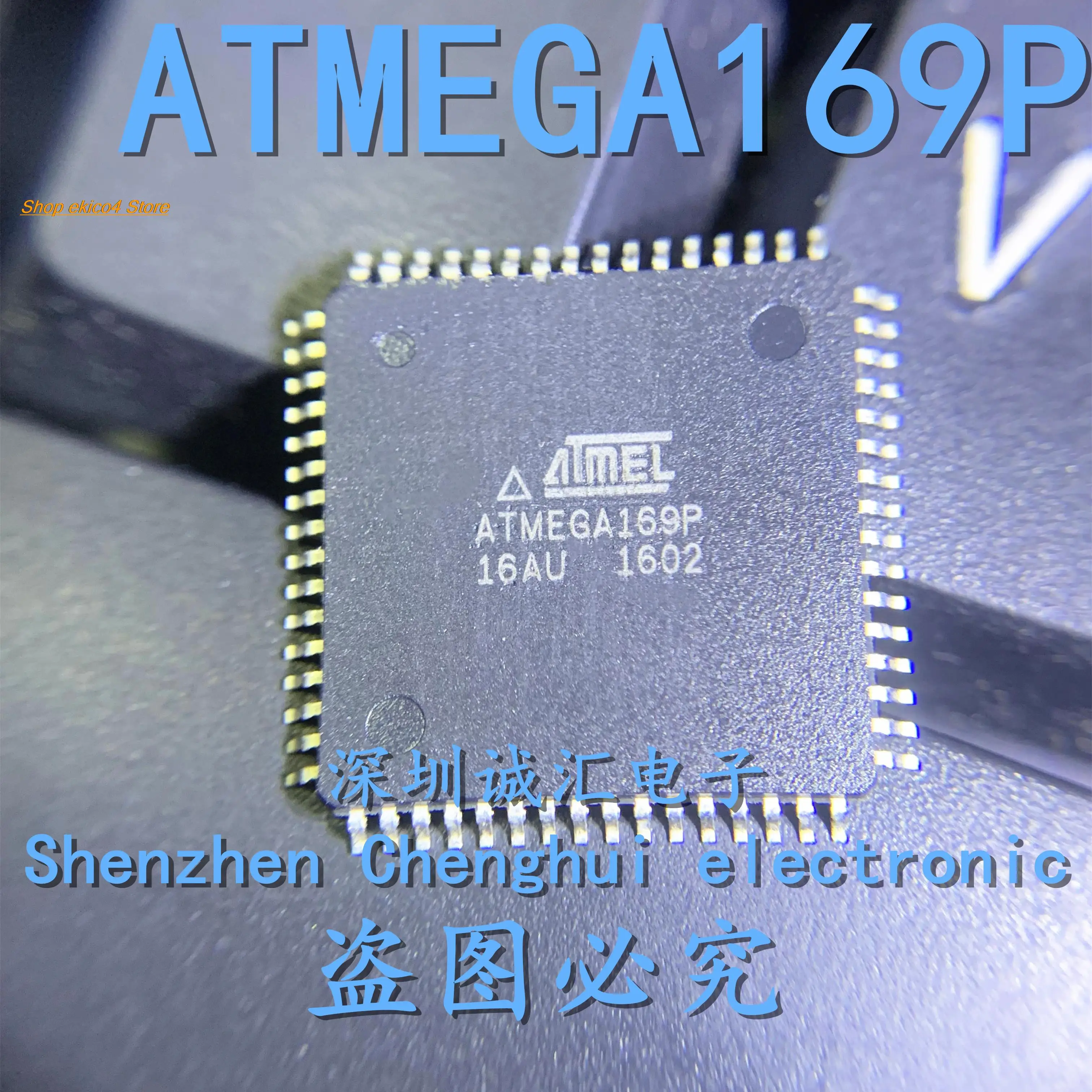 Original stock  ATMEGA169P-16AU ATMEGA169P  TQFP-64 