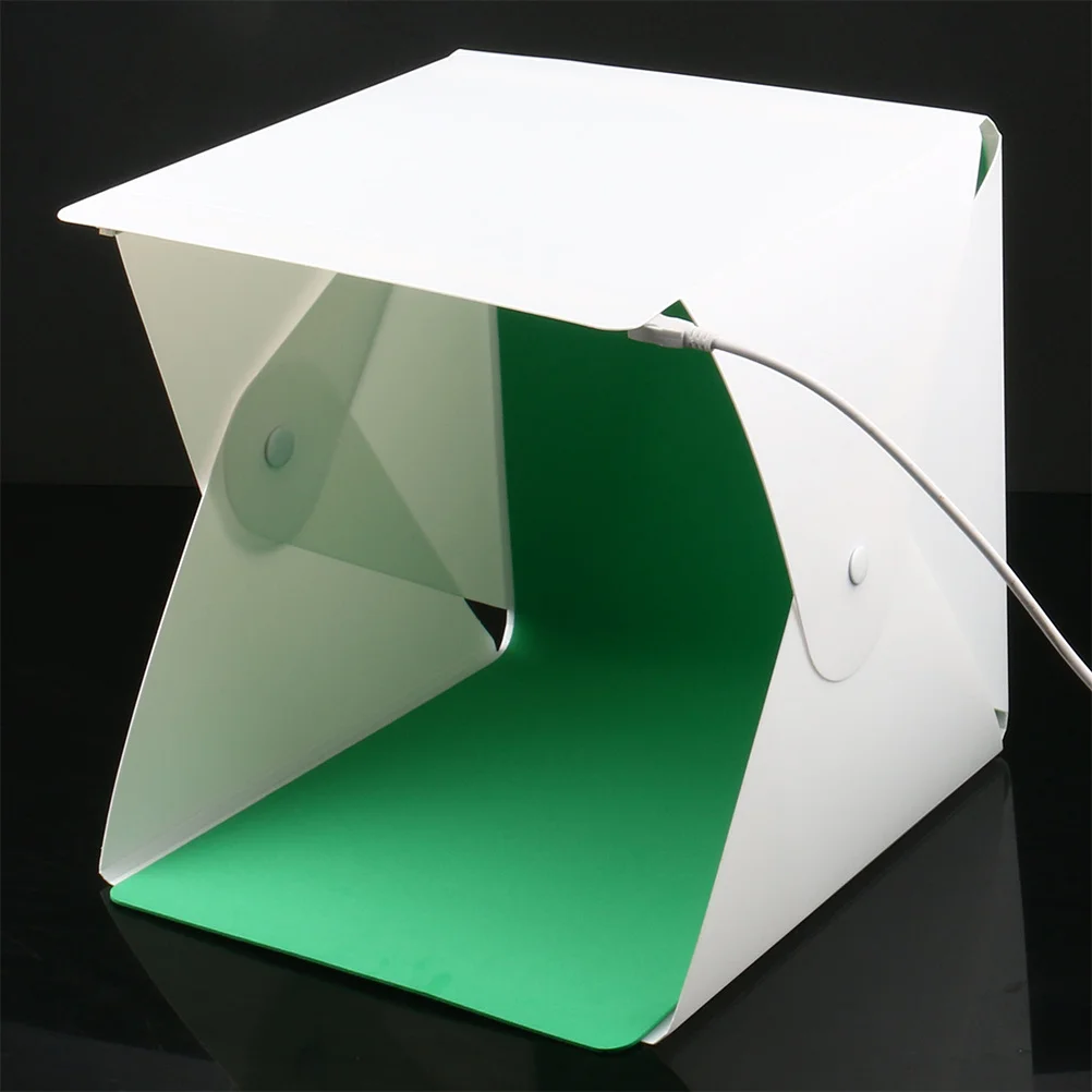 

1 set Small Led Light Box Folding Photography Studio Tent Premium Eva Portable Diffuser Backgrounds For Shoes Watches Gadgets